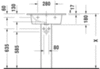 Duravit ME by Starck 2336630030 Раковина мебельная