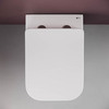 Ceramica Nova Metric CN3007 Подвесной унитаз c ультра тонким сидением с функцией плавного закрытия, цвет: белый