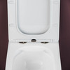 Ceramica Nova Metric CN3007 Подвесной унитаз c ультра тонким сидением с функцией плавного закрытия, цвет: белый