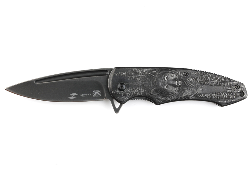 Нож складной Stinger FK-S063GY, сталь 3Cr13., сталь