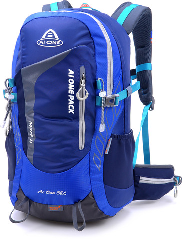 Картинка рюкзак туристический Ai One 9666 Sky blue - 1
