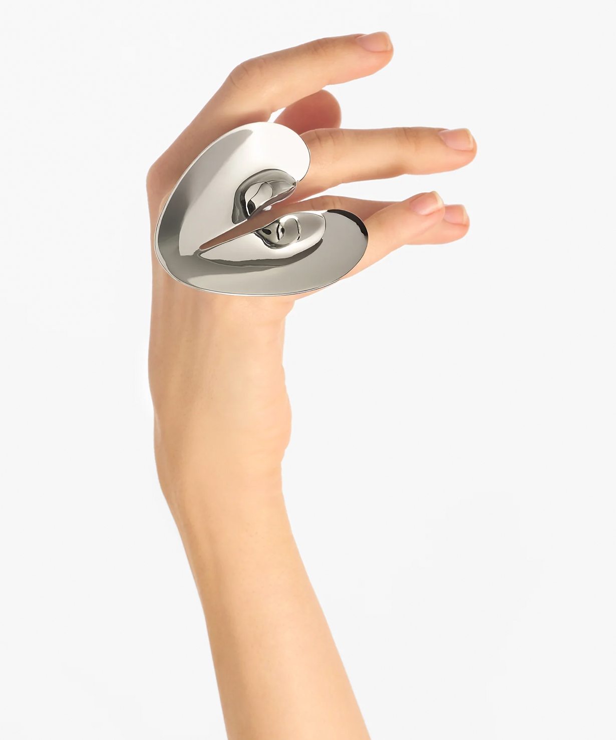 Кольцо Liquid Heart Silver