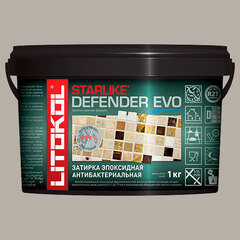 Затирка швов эпоксидная Litokol Starlike Defender EVO S.210 GREIGE, 1 кг