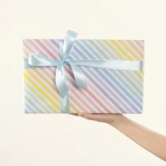 Упаковочная бумага 80гр (0,7*1 м) Радужные полоски