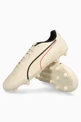 Бутсы Puma King 20 Play FG/AG Junior - белый