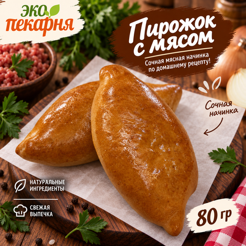 Пирожок с мясом