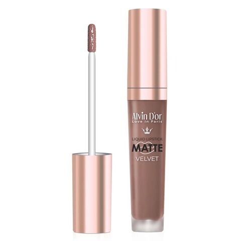 Alvin D`or Lg-16M Помада жидкая матовая Matte Velvet тон 02  7гр