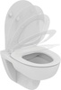 Ideal Standard i.life A T467601 Сидение и крышка для унитаза с функцией плавного закрытия, дюропласт, с функцией fast fix (легкосъемное)