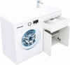 Aquanet Токио 239210 Тумба с раковиной, цвет: белый
