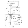 Ideal Standard Tesi A6557AA Смеситель для раковины однорычажный с донным клапаном