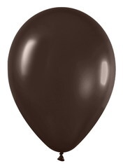 Шар S 12''/30 см, Металл, Шоколадный (576), 12 шт.