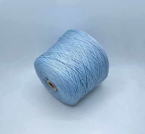 Industria Italiana (пр.Италия),art-Darling 220м/100гр, 64% Органический хлопок, 20% Полиамид, 16% Металлизированное волокно(люрекс), цвет-Небесно-голубой. арт-29187