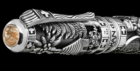 Перьевая ручка Caran d'Ache Spirit of Switzerland Silver LE M (5090.051)