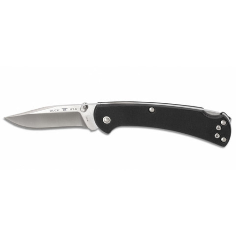 Складной нож BUCK 0112BKS6 112 Slim Pro Black S30V, чёрная рукоять