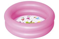 яяБас  Бассейн  с надувным бортом  61х15см Round 2-Ring Kiddie Bestway