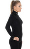 Термобелье Brubeck Wool Merino рубашка женская черная - 4