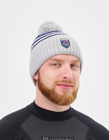 Лыжная шапка Nordski Severe dark blue-grey