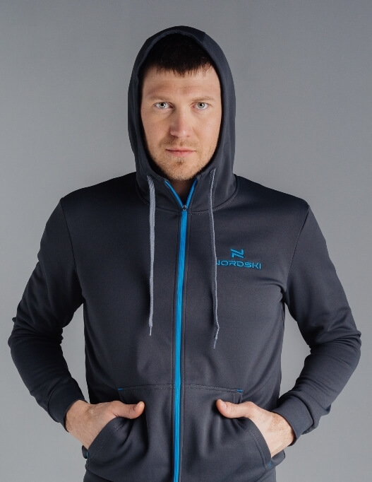 Nordski Hood Base спортивный костюм мужской grey-black - 4