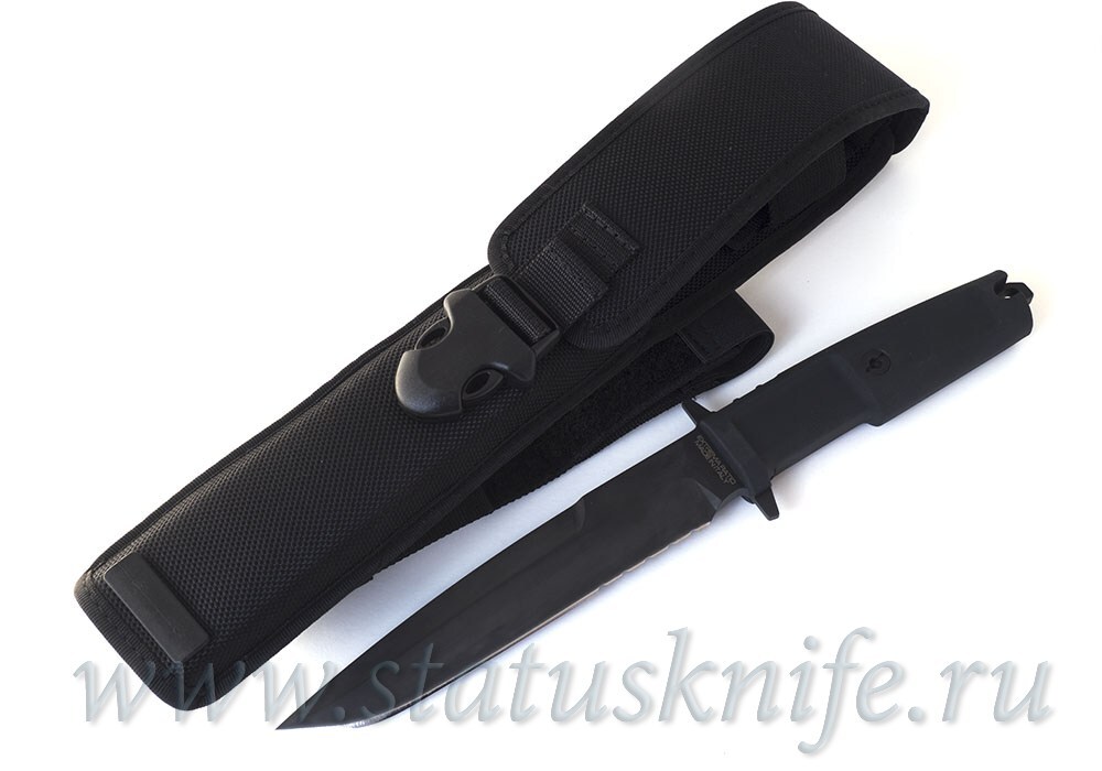 Нож Extrema Ratio Dobermann III Black 1/3 Serrated