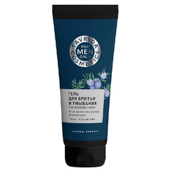 Гель для бритья и умывания с можжевельником for men only ТМ Tavrida Cosmetics