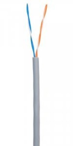 Кабель NETLAN U/UTP 2pair, Cat5, In, PVC (EC-UU002-5-PVC-GY-5)