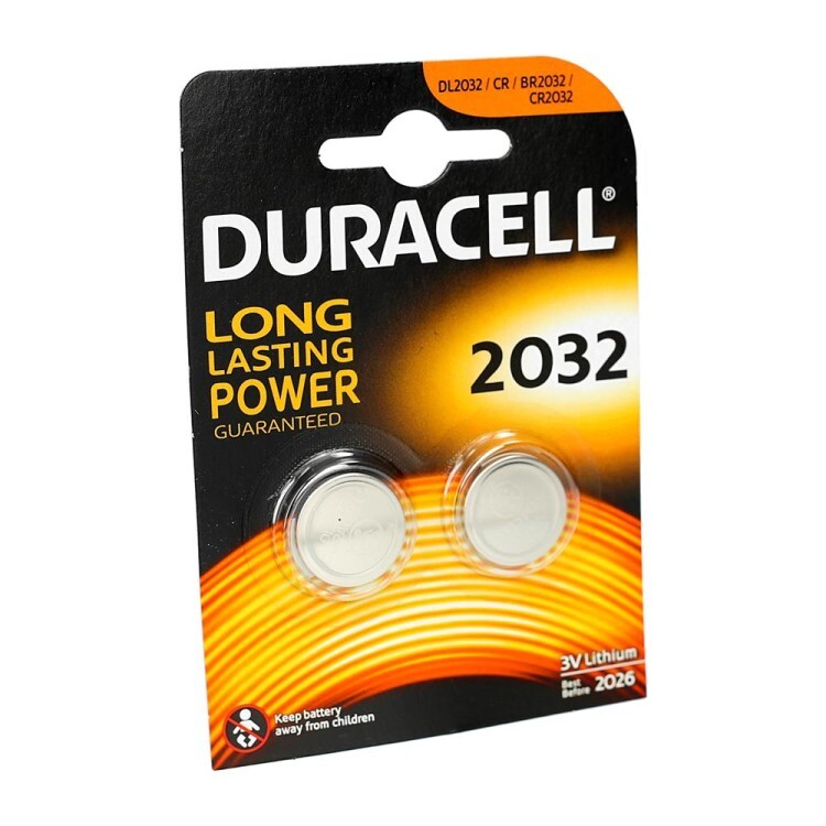 Батарейки DURACELL CR2032 3V PAK 2шт (DL/CR 2032)