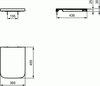 Ideal Standard Blend Cube T392701 Сидение и крышка стандарт с функцией плавного закрытия