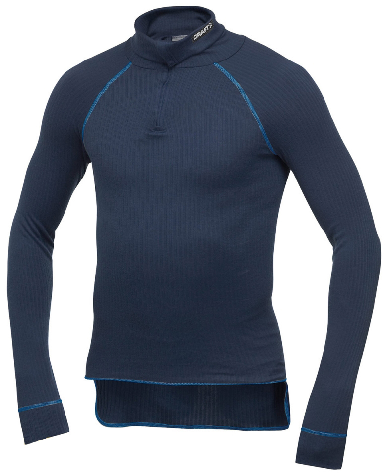 Термобелье Рубашка Craft Active Zip мужская dark-blue