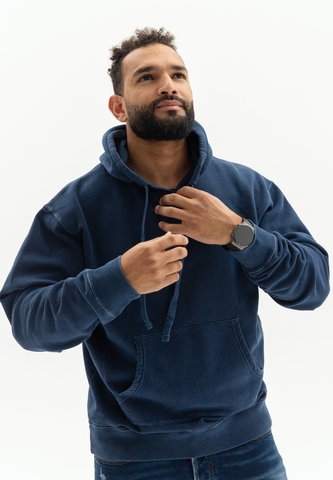 Худи Bowery NYC "Black Tiger" Blue Print