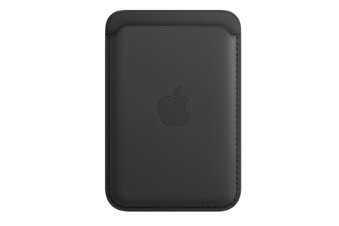 Карман-Чехол для телефона APPLE iPhone Leather Wallet with MagSafe - Black (MHLR3ZM/A)