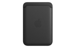 Карман-Чехол для телефона APPLE iPhone Leather Wallet with MagSafe - Black (MHLR3ZM/A)