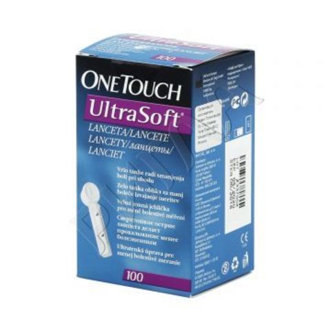 Ланцеты OneTouch UltraSoft УанТач Ультрасофт №100