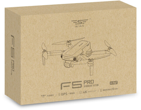 Квадрокоптер SJRC F5S с камерой 4K 5G GPS RTF - F5S 4K PRO
