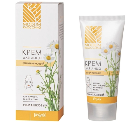 MODUM КЛАССИКА Крем для лица регенерирующий Ромашковый, 50г