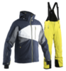 8848 ALTITUDE RONIN VENTURE 2 мужской горнолыжный костюм navy-yellow - 2