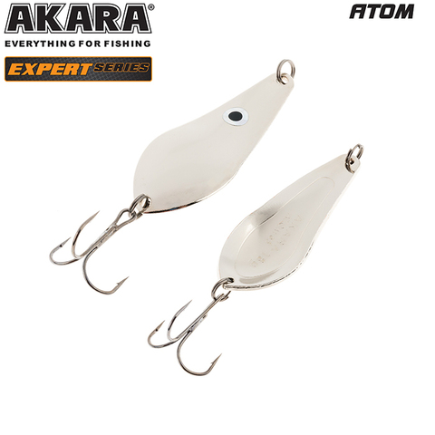 Блесна колеб. Akara Expert Атом 55 мм 14 гр. SIL с глазом