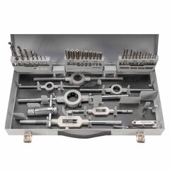 Набор метчиков и плашек M3 -M12 HSS-G 45пр MASTER-TOOL 1017501010002