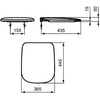 Ideal Standard i.life A T481301 Сиденье и крышка для унитаза с функцией плавного закрытия, дюропласт, с функцией fast fix (легкосъемное)