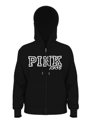 PINK ФЛИСОВЫЙ ХУДИ НА МОЛНИИ