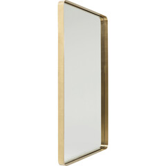Зеркало Curve Rectangular Brass 120x80 см