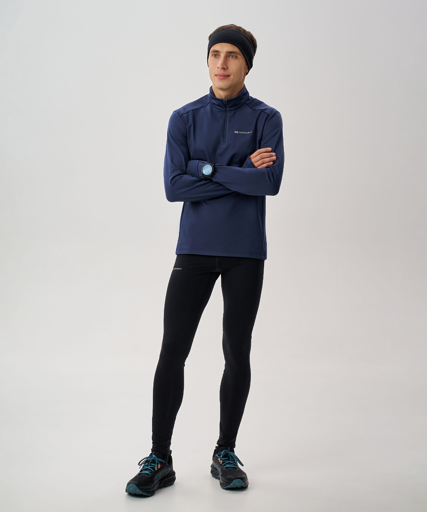 Мужской утепленный лонгслив Nordski Warm 2.0 titan - 12