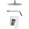 Aquanet Static 257150 Душевая система встраиваемая, цвет: хром