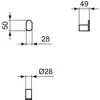 Ideal Standard Conca T4507A2 Крючок одинарный круглый