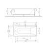 Am.Pm W72A-170-075W-A2 Ванна акриловая Spirit 170x75