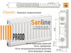 Радиатор Prado Classic Тип 11x500x700 Боковая подводка