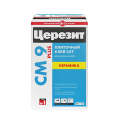 Клей для плитки для внутренних работ Церезит СМ 9 Plus 25 кг