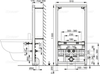 Alcaplast A105/1000 Инсталляция для биде
