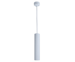 07621-1A,01 Подвес Рия белый d6 h200 (высота корпуса 30) GU10 1*10W. ТМ Kink Light