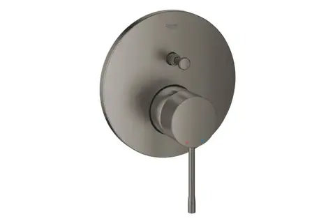 GROHE Essence 24167AL1 Внешняя часть смесителя для ванны скрытого монтажа на 2 потребителя, круглая, темный графит матовый