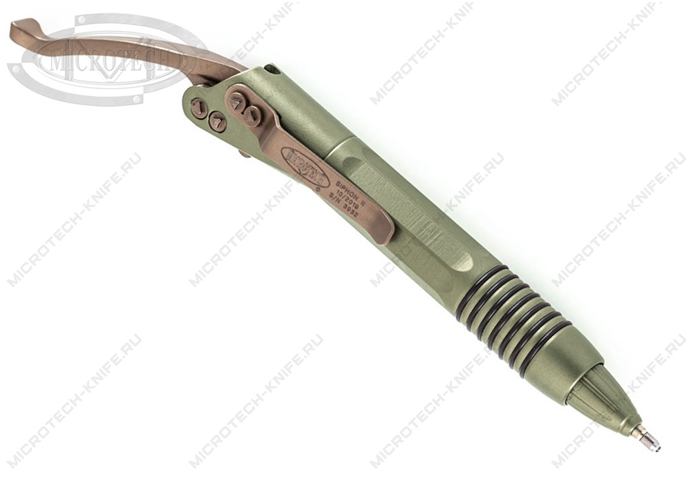 Тактическая ручка Microtech SIPHON II 401-SS-ODBZ